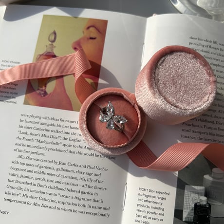 butterfly stone ring