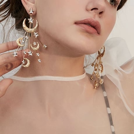 moon × star large pierce