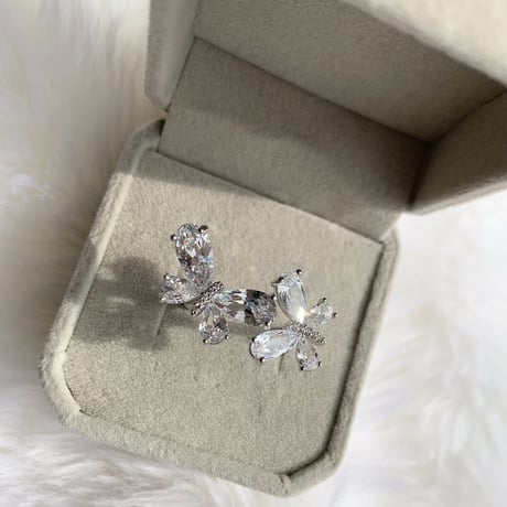 double butterfly open ring