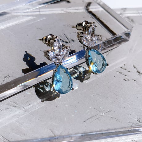 blue drop stone pierce