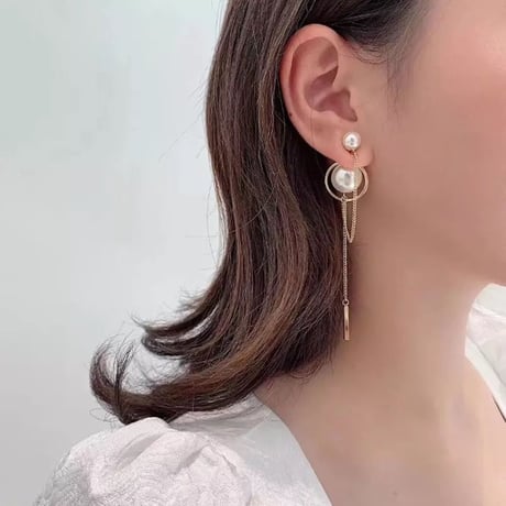 pearl catch chain pierce