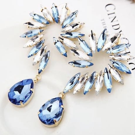 fireworks drop stone blue pierce