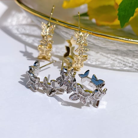 butterfly hoop pierce