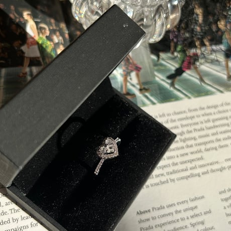 heart stone ring