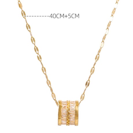 stone pipe necklace