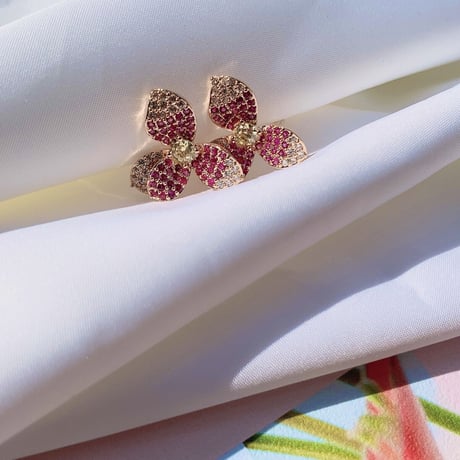 mini flower stone pierce