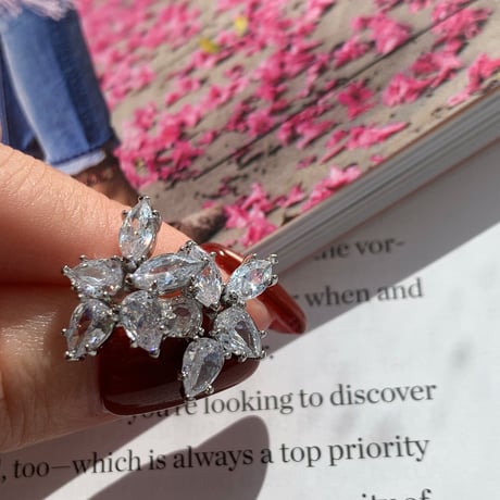 zirconia stone jewelry pierce