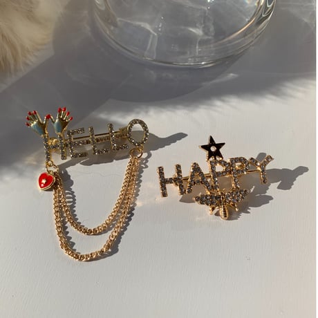 happy/hello broach