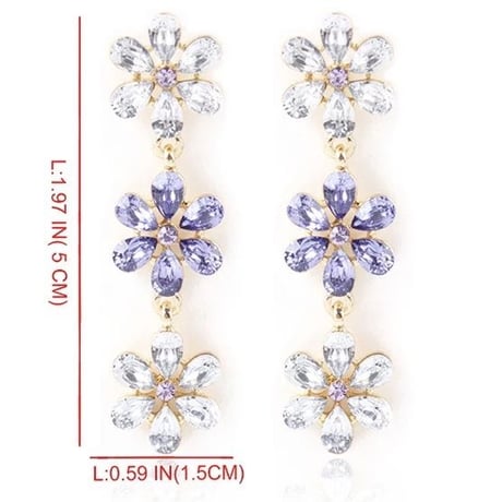 spring flower long pierce