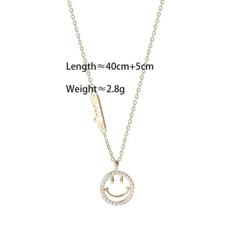 smile chain necklace