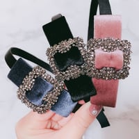 velvet  stone  headband