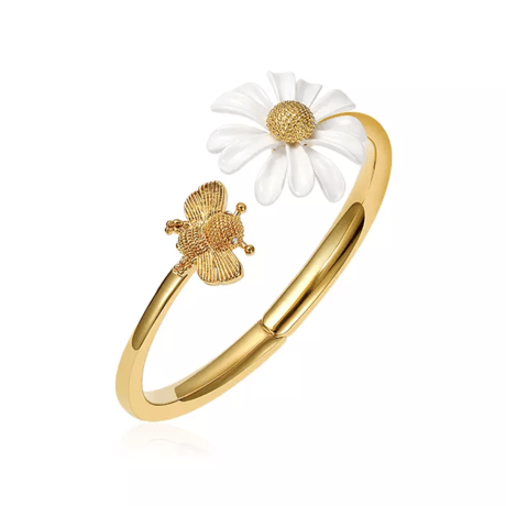 daisy × bee bangle
