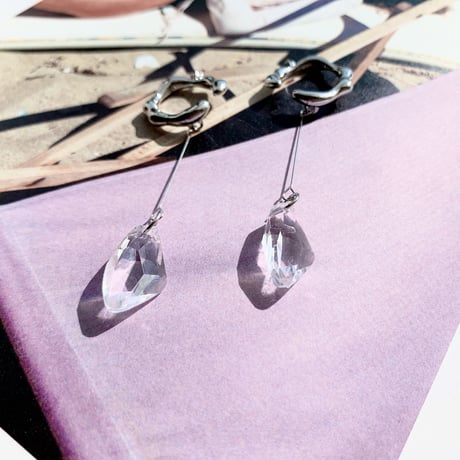 clear stone ear cuffs