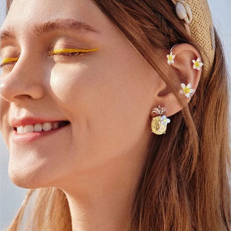 pineapple × flower summer pierce