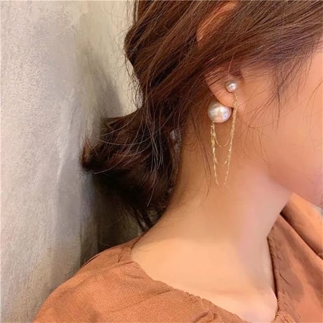 pearl catch chain pierce
