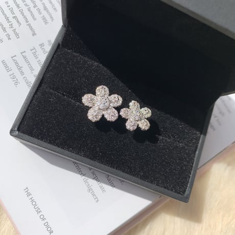 flower stone open  ring
