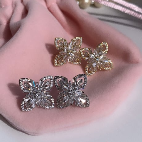 zirconia flower  pierce