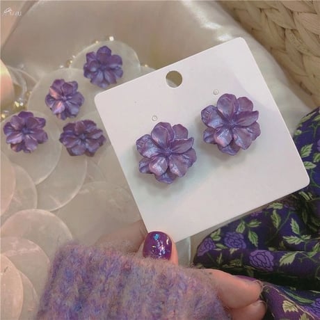purple flower pierce