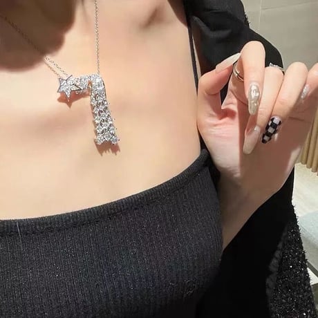 shooting star stone necklace