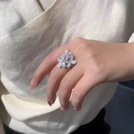 butterfly stone ring