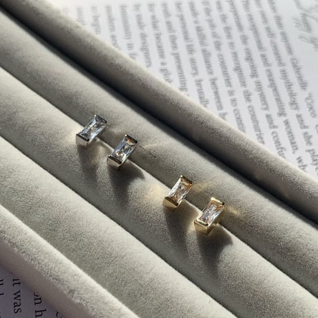 square mini stone point pierce