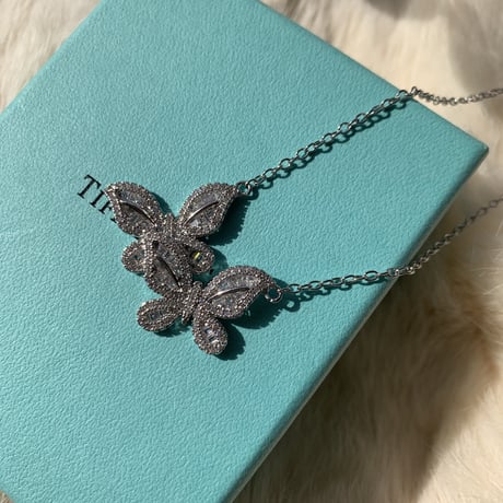 double butterfly necklace