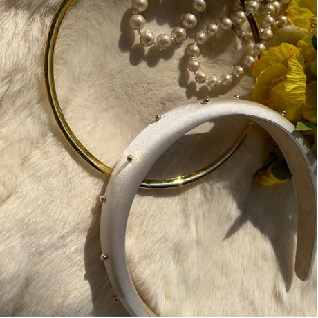 gold dot hair band