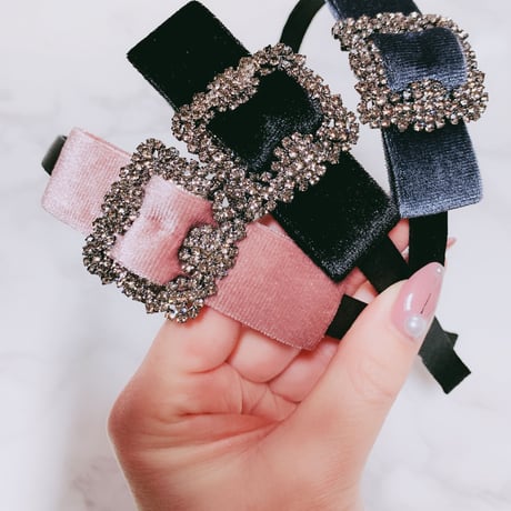 velvet  stone  headband