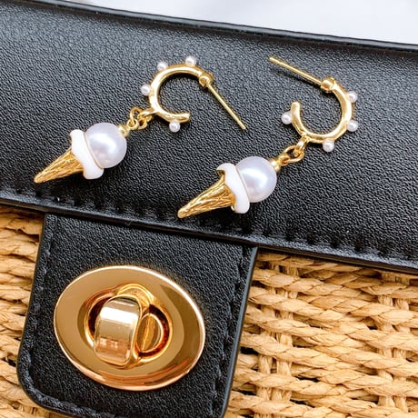 summer ice cream pearl loop pierce