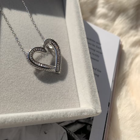 heart stone necklace
