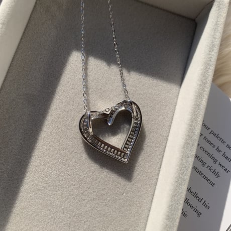 heart stone necklace