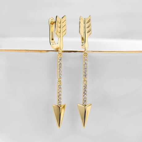 spear gold long pierce
