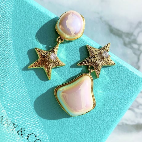star × aurora pearl asymmetry pierce