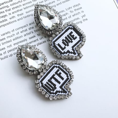 pop bijou × wappen big earring