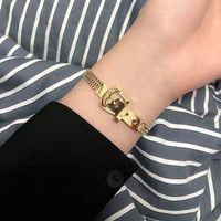 belt gold bracelet