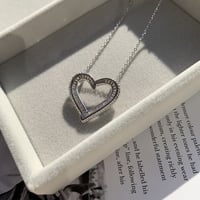 heart stone necklace
