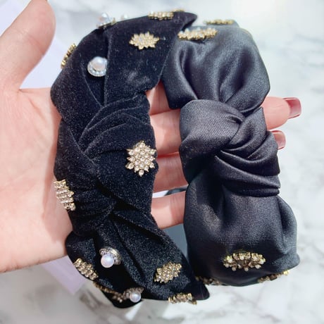 bijou ribbon hair band