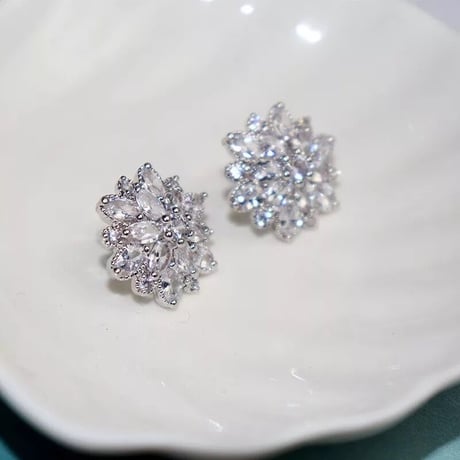 large diamond pierce/earring