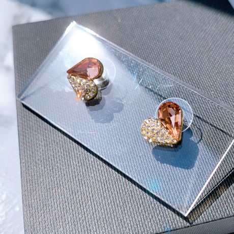 heart stone mini pierce