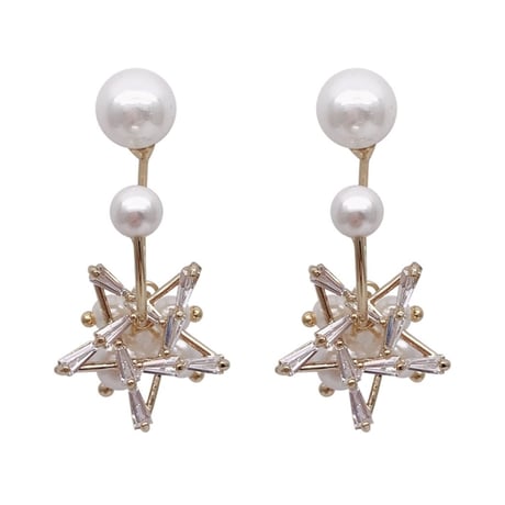 star semicircle pearl  pierce