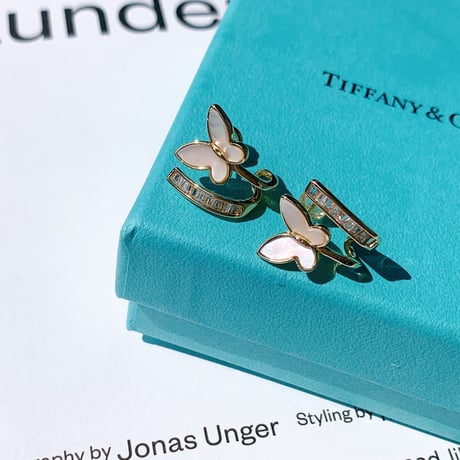 stone × shell butterfly  pierce