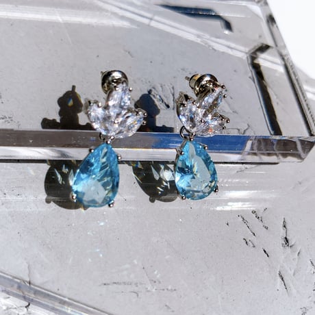 blue drop stone pierce