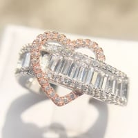 lovely heart  ring