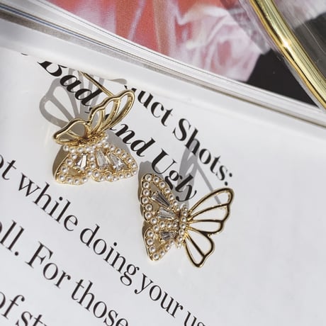 butterfly half design pierce