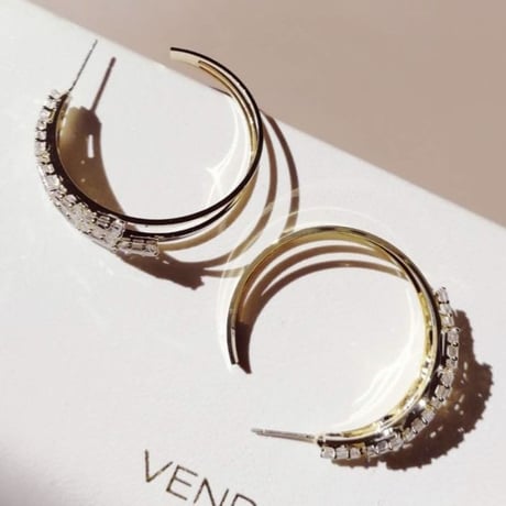 stone hoop pierce