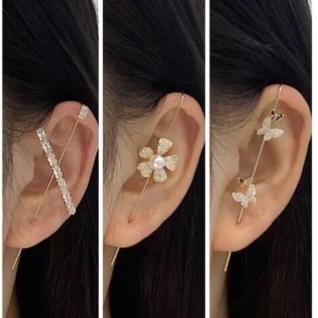 one ear stick pierce