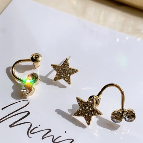 star × stone 2way pierce