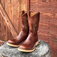 RIOS of MERCEDES / Crepe Roper Boots (CHOCO/CHOCO)