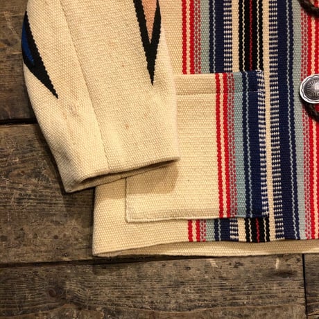EarthSpirit original / CHIMAYO RUG JACKET(40's vintagerug)