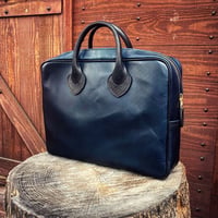 DEER HORN SMITH'S / Brief Case (Natural Indigo)